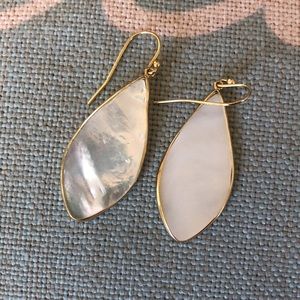 Elegant Mother of Pearl Teardrop Earrings